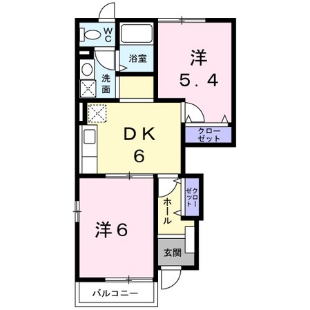 スカイパレスの物件間取画像